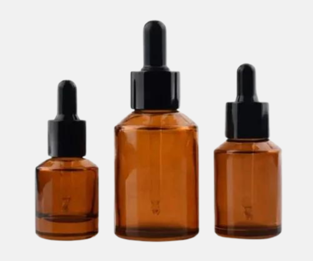 Amber Glass Dropper Bottle