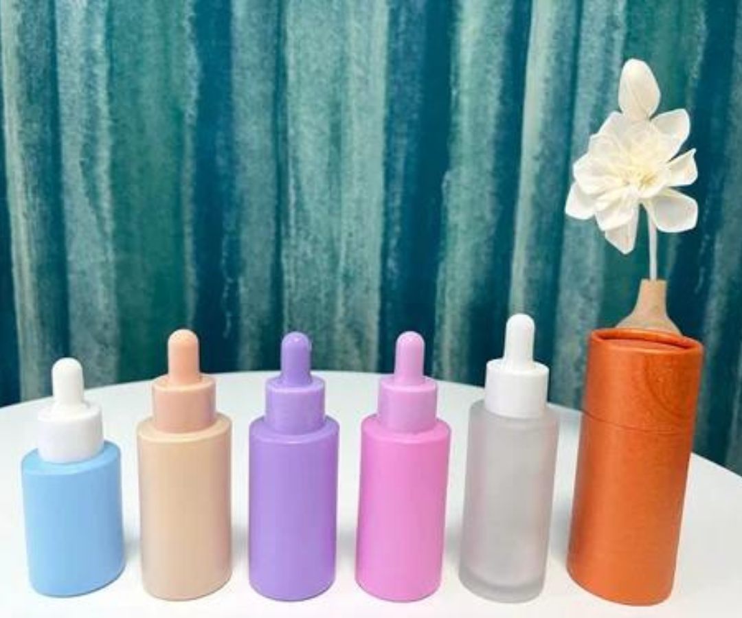Colour Coated Flat Shoulder Bottle